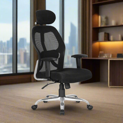 DECOIN Max Ergonomic High Back Premium Executive Office Chair Black